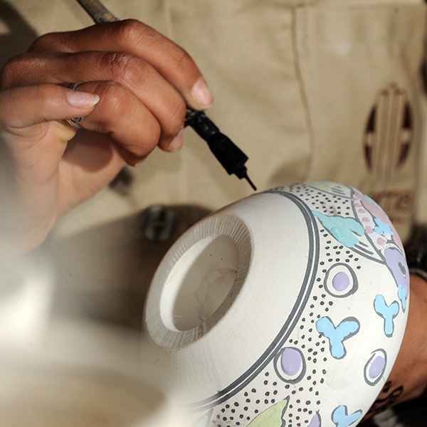 Dessous de plat en céramique, Artisanat tunisien